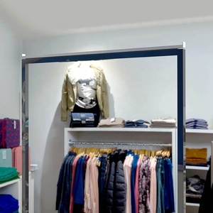 ชั้นวางเสื้อผ้าโลหะคุณภาพสูงเฟอร์นิเจอร์สำหรับร้านค้าปลีกรุ่น001 - Product Image 4
