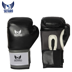 Guantes de boxeo de entrenamiento profesional más vendidos, personalizables, originales, cuero PU auténtico, tallas de 12oz y 16oz con logotipo personalizado - Product Image 5