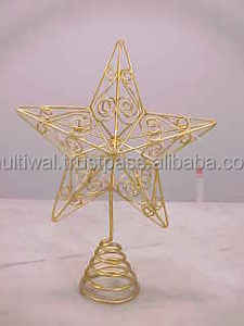Nickel Star Christmas <b>Tree</b> Topper <b>Tree</b> <b>Ornament</b> Holiday Decoration - Product Image 6