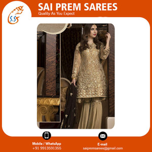 Mới Nhất Thiết Kế <span class=keywords><strong>Georgette</strong></span> Thêu Làm Việc Phụ Nữ Salwar <span class=keywords><strong>Kameez</strong></span> Cho Ấn Độ Pakistan Và Đám Cưới Đảng Bán Buôn - Product Image 2