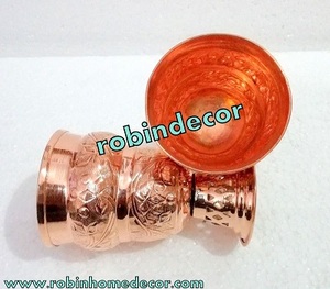 Đồng Nguyên Chất Thiết Kế Dập Nổi Đồ Uống Pitcher Jug Với Tumbler Ly <span class=keywords><strong>Set</strong></span> - Product Image 5