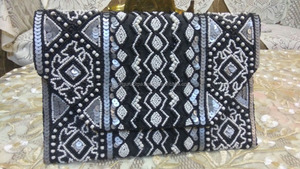 Vente en gros Gypsy Boho Ladies Sac de soirée avec perles Pochette pour femmes Modèle à la mode - Product Image 2