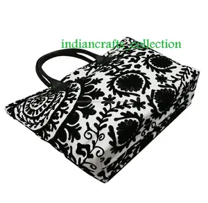 New Beautiful Indian Multi colors suzani bags Women Ladies Fashion Fancy embroidered Shoppers Shopping bag