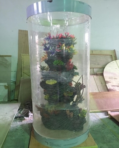 Bulat Akuarium Silinder Tangki Ikan Jelas Tangki Ikan Bulat Besar Tank Akrilik Silinder - Product Image 5