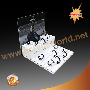 Vitrine de luxe en acrylique, meuble d'exposition avec lumière Led rotative, Offre Spéciale - Product Image 5