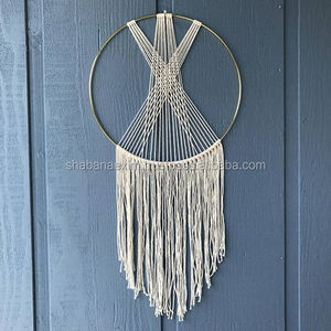 Macramé Hecho a Mano Personalizado en Oferta en Amazon, Diseño de Luna, Arte de Pared de Macramé - Product Image 3