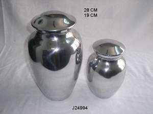 Urna per Cremazione in Alluminio Pressofuso Lucidato a Specchio, Urna per Animali Domestici in Metallo di Tutte le Dimensioni - Product Image 2