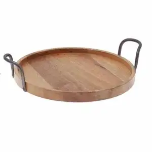 Decorativa bandeja de madera - Product Image 1