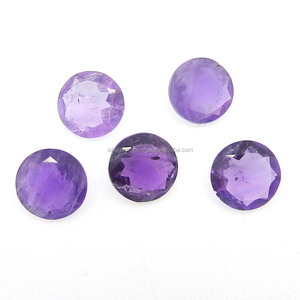 อเมทิสต์ธรรมชาติ 10 มม. ทรงกลมเจียระไน 2.65 กะรัต คุณภาพ AA พลอยบราซิลแบบเม็ดเดี่ยวสำหรับทำเครื่องประดับ - Product Image 1