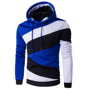 Sweat à capuche contraste pour hommes, design personnalisé, style Fitness, entraînement - Product Image 1