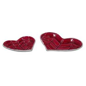 Bandeja de esmalte brillante en forma de corazón Nuevo diseño para elegancia y estilo - Product Image 3