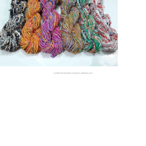 ไหมพรมกล้วยหลากสี มีจำหน่ายเป็นม้วนละ 100 กรัม เหมาะสำหรับร้านขายไหมพรมและเส้นใย - Product Image 1