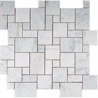 Nouvelle Collection 2026 : Mosaïque de marbre de haute qualité sur support en maille pour crédence, Code Modèle Cem, Mosaïques de marbre fabriquées en Turquie (sortie d'usine)