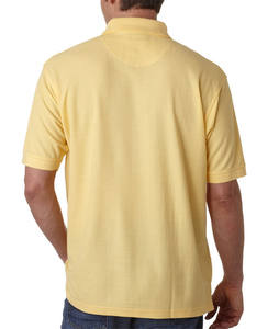 Usine en gros hommes pour polos 100% coton broderie personnalisée grande taille à manches courtes respirant tricoté de haute qualité - Product Image 3