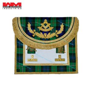 Delantal de Regalia masónica bordado a mano, mandil masónico Master Mason, venta al por mayor - Product Image 1
