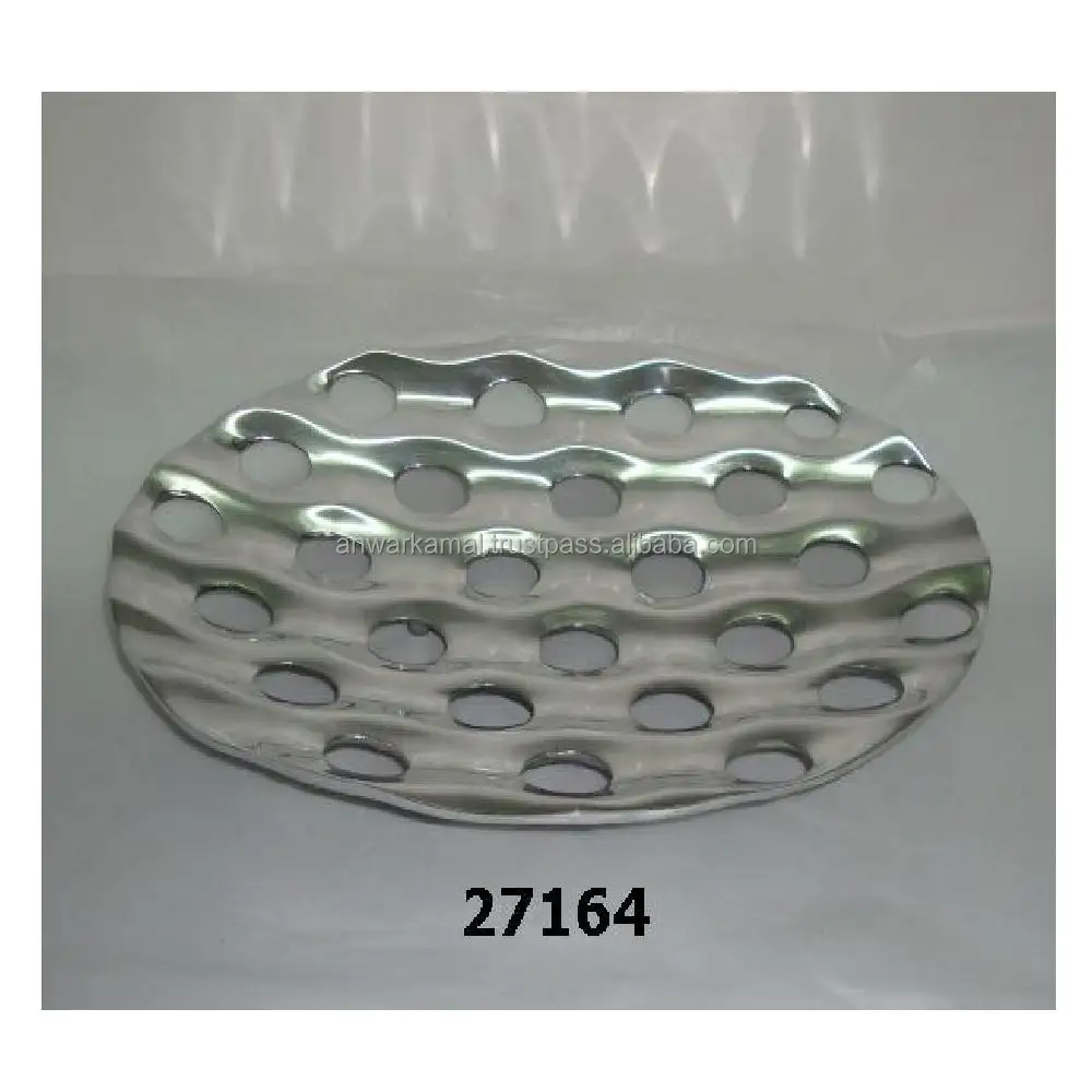 Customized Factory Direct Supplies Round Aluminum Vegetable Basket with Mirror Polished