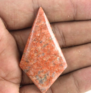 Cabochons de jaspe rouge naturel de haute qualité en forme de pierres précieuses lisses pour pendentif fait main faisant de la pierre en vrac - Product Image 2