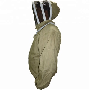 Veste de Protection pour apiculteur, en rotin, kaki, frais de sécurité pour abeilles - Product Image 3