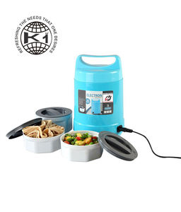 Fiambrera económica de acero inoxidable para uso en el hogar, fiambrera de acero inoxidable con caja de transporte de alimentos, tipo tiffin indio o tiffin - Product Image 1