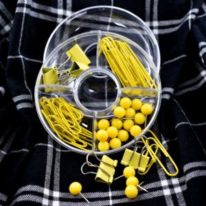 Doreen — boîte à baguettes Vintage, la dernière chance robe pour acheter des clips très mignons en papier jaune, épingles, papeterie - Product Image 6