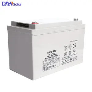 High Quality Gel Agm battery 2V 1000AH 12V 24V 48V 100AH 100 AH Solar Battery