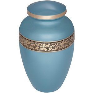 RABEH Multicolor Aluminum Metal Adult <b>Memorial</b> Cremation Urn with Unique American Style Designs for Human Cremation Ashes - Product Image 6
