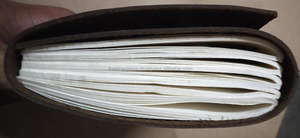 Journal en cuir fait à la main Vintage A5 personnalisé Offre Spéciale fil pour cahier couture organisateur parfait cadeau journal en cuir rechargeable - Product Image 2