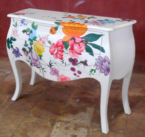 Muebles pintados a mano, mueble de madera para sala de estar, estilo francés - Product Image 3