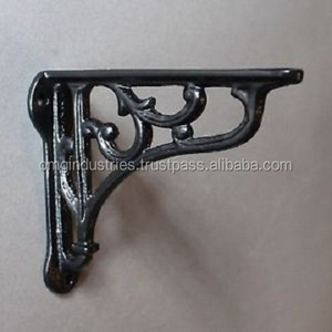 wholesale Cast Iron Wall <b>Shelf</b> Bracket Decorative <b>Metal</b> Wall Antique Floating <b>Shelves</b> <b>Shelf</b> Bracket - Product Image 2