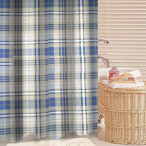 Check Design Beautiful Shower Curtain Red and White Shower Curtain at Best Price in India - Product Image 4