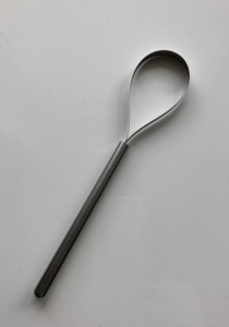 ที่ขูดทำความสะอาดลิ้นสแตนเลสแบบมืออาชีพมีดีไซน์ไม่มียาสีฟันใช้งานสะดวกสำหรับกำจัดกลิ่นปาก - Product Image 3