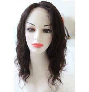 Perruque Full Lace Wig Remy Naturelle de 6 à 30 Pouces, Cheveux Lisses, Dentelle Française, Qualité Supérieure, Vietnamienne - Product Image 1