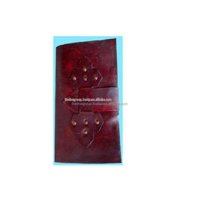 Cuaderno de cuero genuino con cierre de cinturón diario de madera liso hecho a mano para negocios o escuela tamaño B6 papel gratis mejor diario de regalo - Product Image 4
