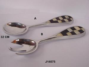 Cuenco cuadrado de aluminio fundido pulido con espejo de Venta caliente con mosaico de cuenco de servicio de metal nácar a precio al por mayor - Product Image 3