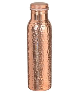 Botella de agua de cobre puro martillado clásico deporte Fitness Yoga gimnasio botella de agua a prueba de fugas botella de agua potable - Product Image 3