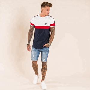 T-shirt vierge à ourlet incurvé, 100% pcs, design personnalisé, fabrication par Hawk Eye, vente en gros - Product Image 2