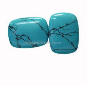 Fine Jewelry Making DIY High Quality 13X18MM Natural Blue <b>Turquoise</b> Cushion Shape Cabochon Cut Loose Gemstone Third Party - Product Image 1