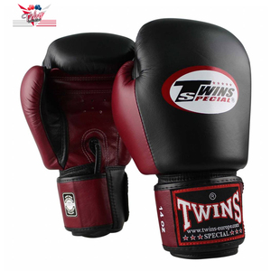 Profesional guantes de boxeo tradicional guantes de boxeo en Vaca PU/tela micro material - Product Image 5
