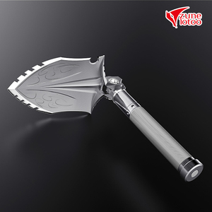 Ventes en gros de pelles multifonctions Zune Lotoo <span class=keywords><strong>Wolf</strong></span> Thorn Casting Fold, équipement de camping, randonnée, plein air, pelle multifonctionnelle - Product Image 3