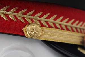 หมวกสำหรับใส่ในพิธีกะลาสีหมวกคุณภาพสูงสีกรมท่าหมวกดีไซน์แบบกำหนดเองทำจากโรงงาน - Product Image 2