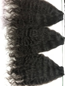 Tốt Nhất Chưa Qua Chế Biến 100% Lớp Biểu Bì Phù Hợp Tóc Weave Nhà Cung Cấp Tự Nhiên Đền Extension Ở Ấn Độ Bán Buôn Trinh Nữ Nguyên Ấn Độ Tóc - Product Image 3