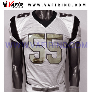 Camiseta personalizada de sublimación para adultos, equipo de camiseta juvenil de sarga, pantalones de práctica, camisetas de fútbol americano personalizadas - Product Image 6