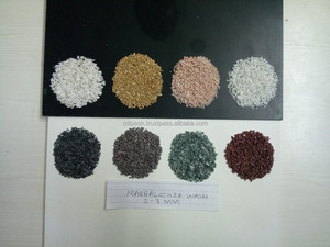 Revêtement de sol industriel et résidentiel, meilleure construction, pierre naturelle, copeaux de marbre, résine époxy PU, gravier, pierre concassée, 3 mm-6 mm, jaune - Product Image 3