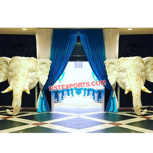 Elefante decorativo de elefante indio para boda, conjunto de entrada de elefante para boda, fabricante de decoración de boda - Product Image 1
