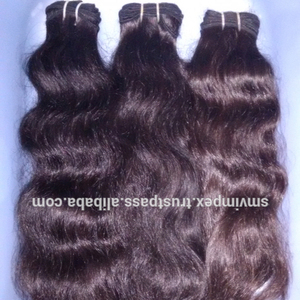 Extensiones de cabello humano virgen Remy de India, extensiones de cabello natural sin procesar - Product Image 5