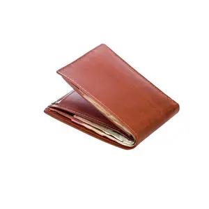 India's wholesale custom leather mens wallet sheep Leather Men's Wallets with Credit Card Gifts