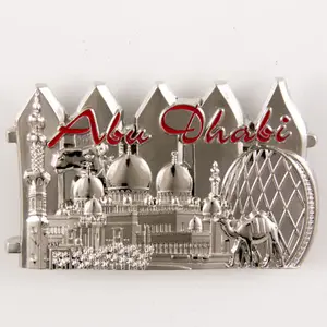 Best Selling Items Beautiful abu dhabi Souvenir Fridge Magnet Wholesale Factory Direct Price