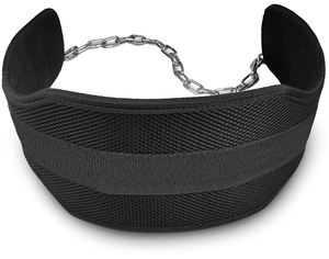 GAF PESAS CINTURÓN DIP NEOPRENO CORREAS DE SOPORTE PARA GIMNASIO ENVOLTURAS DE GEL CON CADENA SE ADAPTA A DOBLE PESO CINTURÓN DE GIMNASIO ENVOLTURAS DE GEL - Product Image 5