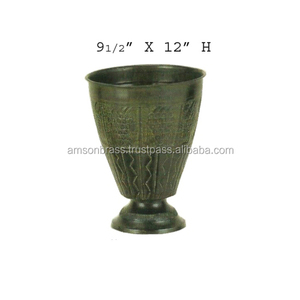 Modern Metal <b>Planters</b> Premium Quality Decorative Metal Flower <b>Urn</b> for Home Decor Galvanized <b>Planter</b> - Product Image 4