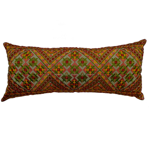 2022 nouveautés en gros 14x32 pouces soie coton taies d'oreiller et taies de coussin brodé impression Design maison salon décor - Product Image 1